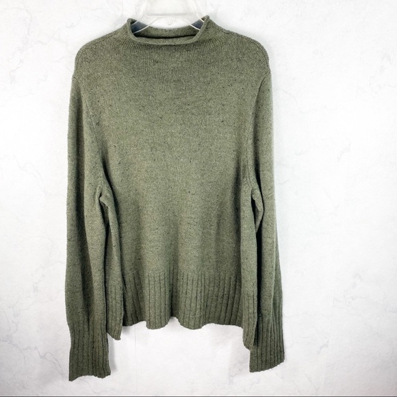 [Madewell] Olive Green Knit Turtleneck Sweater - Picture 8 of 8
